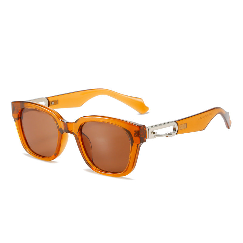 Venta al por mayor Hollow-out Mirror Leg PC Gafas de sol para hombres y mujeres
